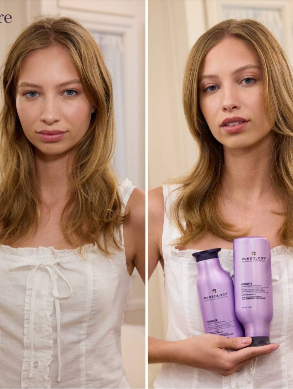 NWT FULL SET Pureology Hydrate Shampoo 226ml&Conditioner 226ml Duo 100% VEGAN - Picture 5 of 9